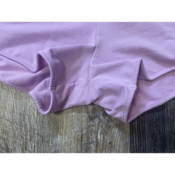 Pact Women’s Large Organic Cotton Pull On Shorts Purple Lavender with Pockets - Picture 4 of 10